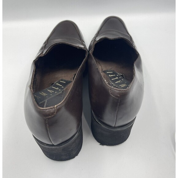 Amalfi Italy Womens Leather Shoes Brown Size 8 B Career Loafers - Picture 12 of 16